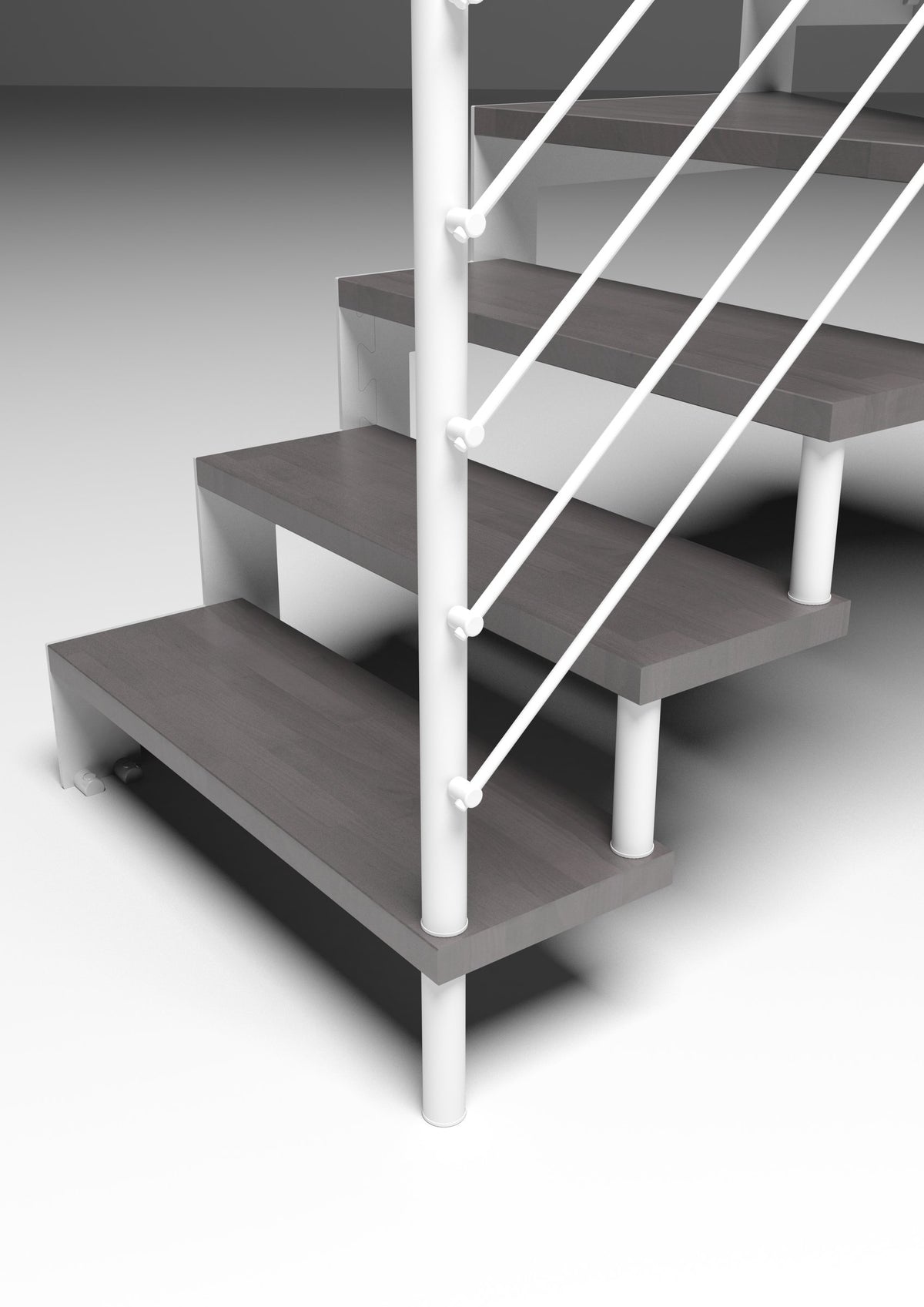 Detail trede en trapboom